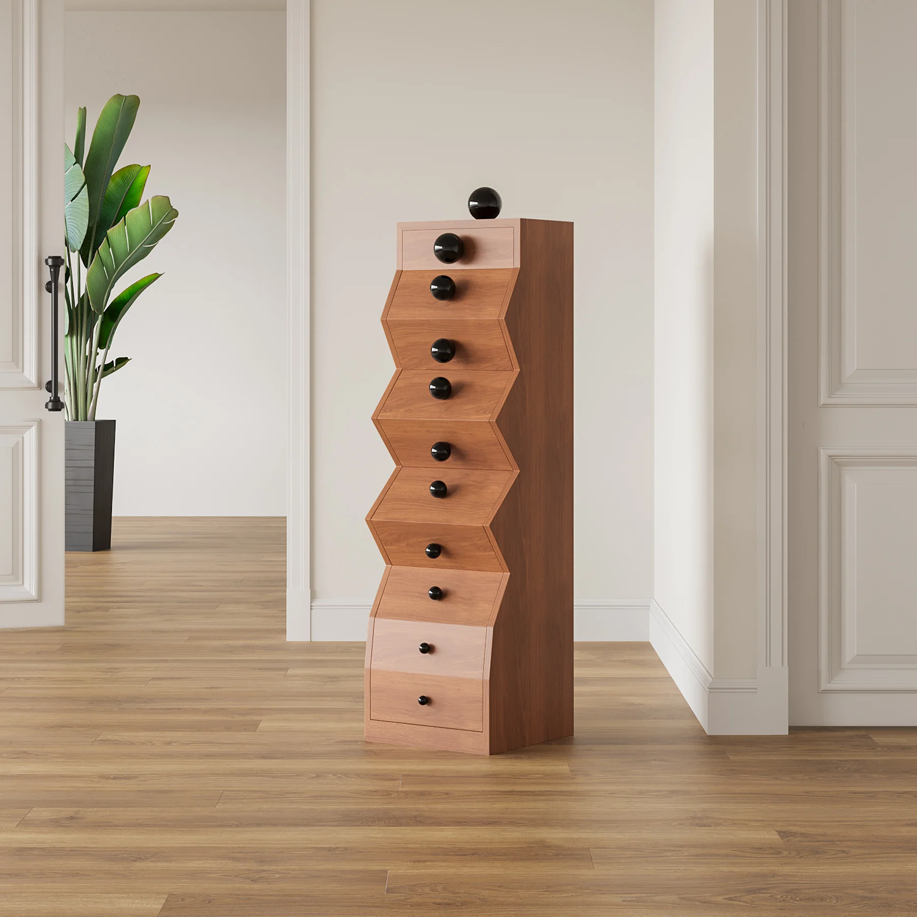 

Simple solid wood antique cabinet, bucket cabinet, multi-function living room locker, design sense, special-shaped cabinet