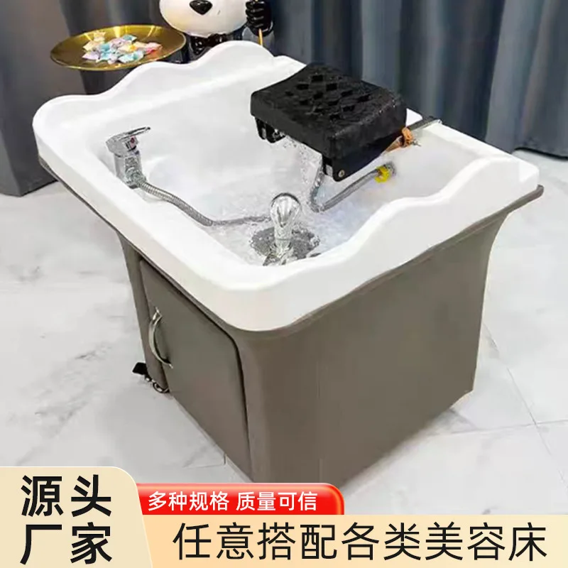 

Подвижная Массажная машина для мытья головы и шампуня, домашняя фумигация воды