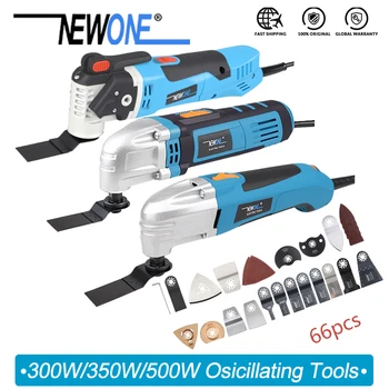 NEWONE 진동 공구 다기능 전동 공구, 전기 트리머 리노베이터 톱 3 핸들, DIY 홈 개선, 300W, 350W, 500W