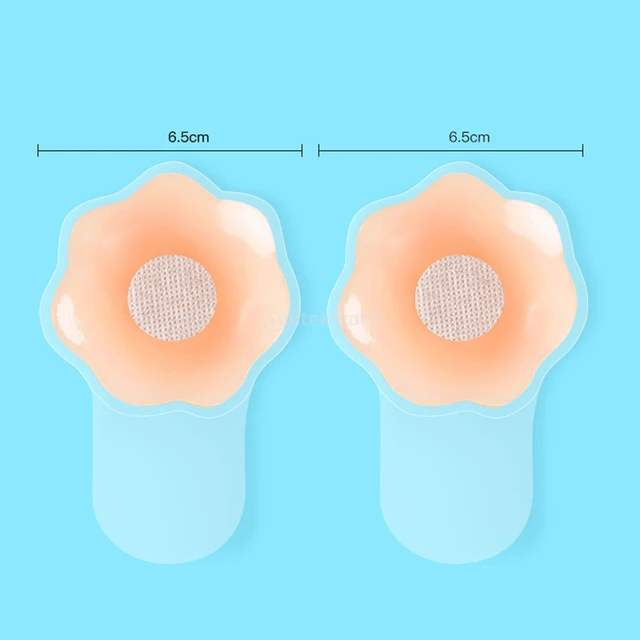 1 Pair Self Adhesive Silicone Instant Lift Up Tape Petals Reusable Nipple  Cover Bra Pad Invisible Breast Boob Lift