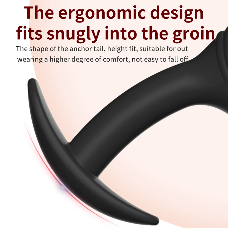 SM Small Walk Wearable Anal Bead Dildo Silicone Anal Plug Ass Anus Dilator Prostate Massager Butt Plug Toys for Man Women