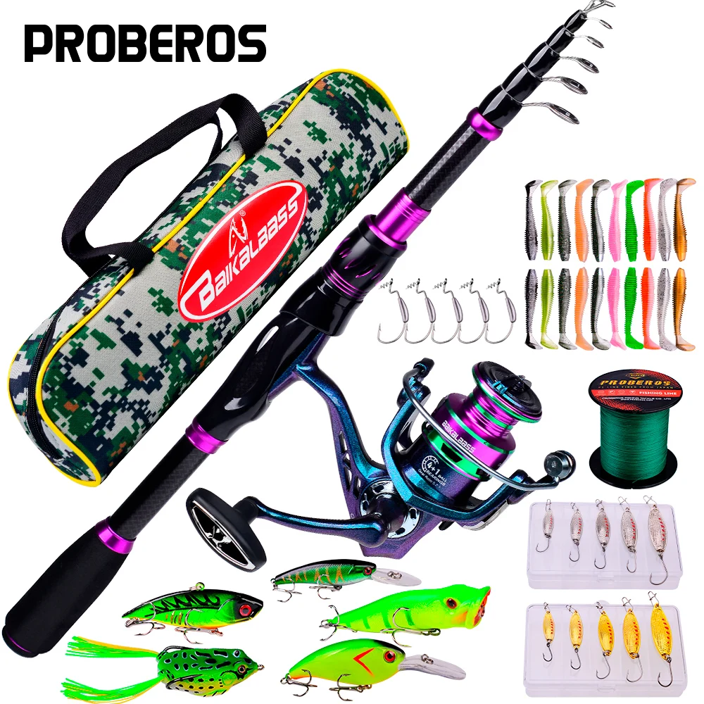  slider image of PROBEROS 2.1m Baitcasting/Spinning Fishing