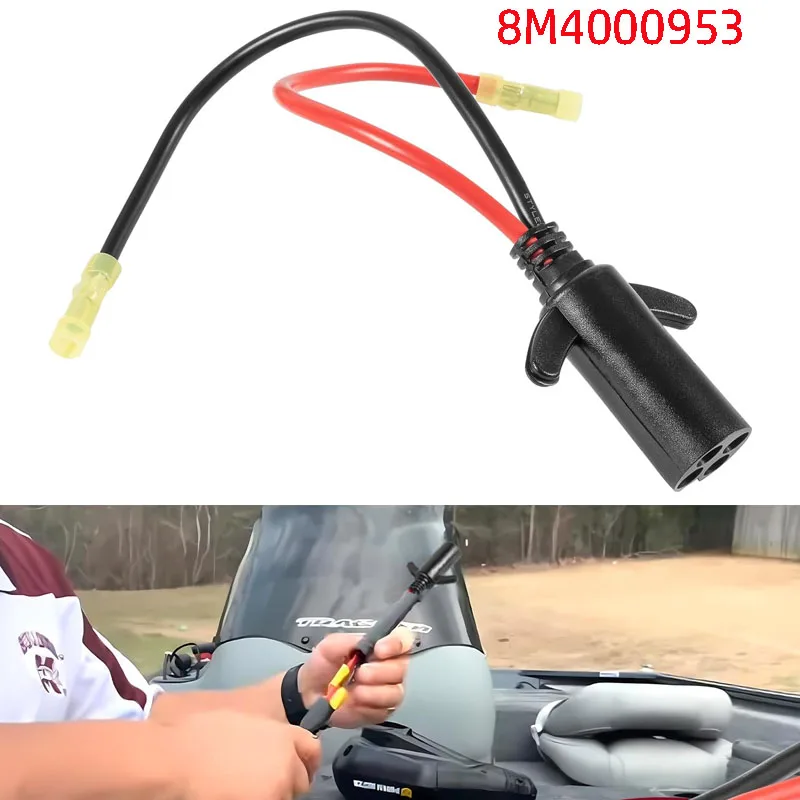 8 M4000953 Spina Di Alimentazione Guida Motore Da Traina A 2 Poli Compatibile Con Motori Da Traina 50A, 12 Volt, 24 Volt, 36 Volt