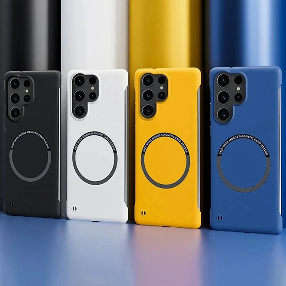 Ultra Slim Frameless Magnetic Phone Grip Cover