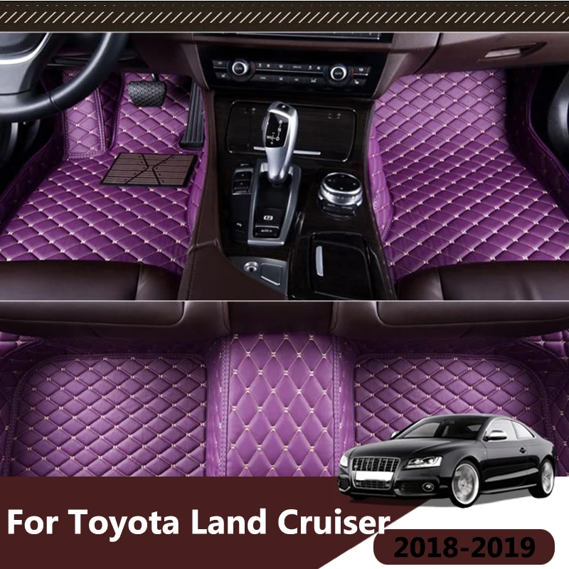 

Car Floor Mats For Toyota Land Cruiser Prado 150 2018 2019 5 Seats Custom Carpets Interior Automobile Accessories