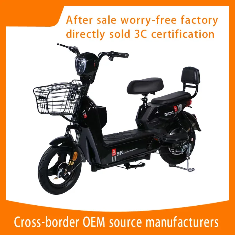 Electric Motorcycle Factory 48V20ah 240W Two-Wheel Electric Bike Adult Lithium Battery Motorbike Motocicleta