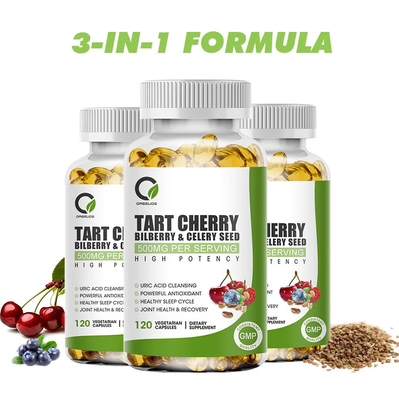 CelerySeedTartCherryExtractCapsuleswithblueberryForRegulatingBloodPressureBlood