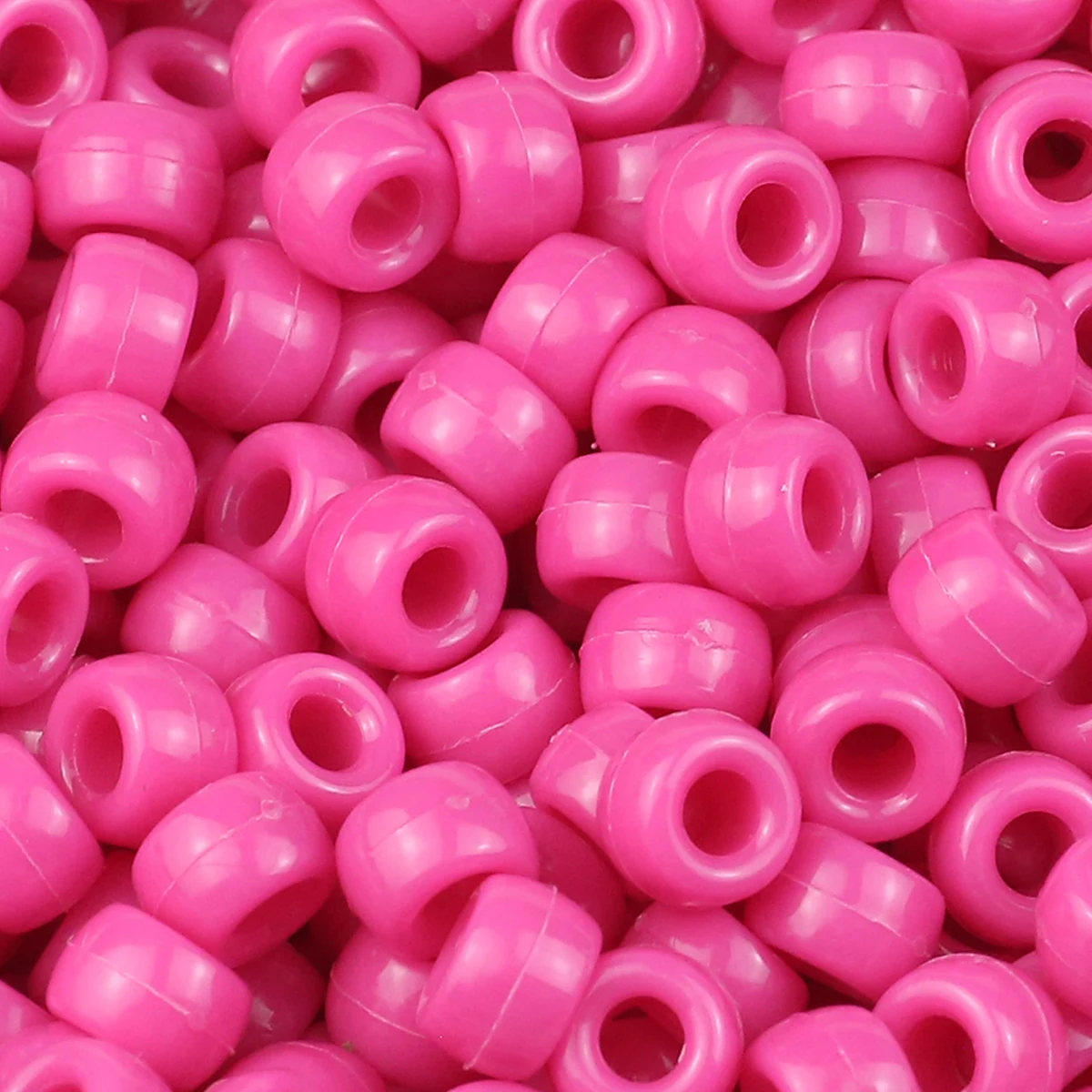 Vibrant Large Hole Pony Beads for DIY Jewelry and Crafting
