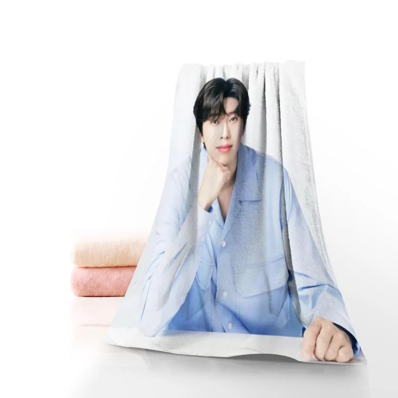 

Хлопковое полотенце Lim Young-Woong с принтом для лица/ткань для детей, мужские и женские пляжные полотенца для душа 0425