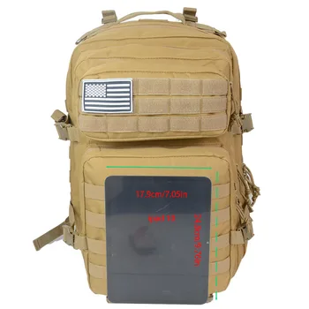 50 liters 900D Large capacity shoulder recreational cycling outdoor tactical backpack camouflage sports camping hiking backpack 5