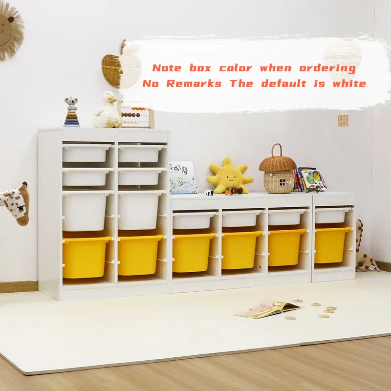 Five Layers High Capacity Wood Cabinet Kid Furniture Toys Storage Children Kids Cabinets For Kindergarten Bedroom Use