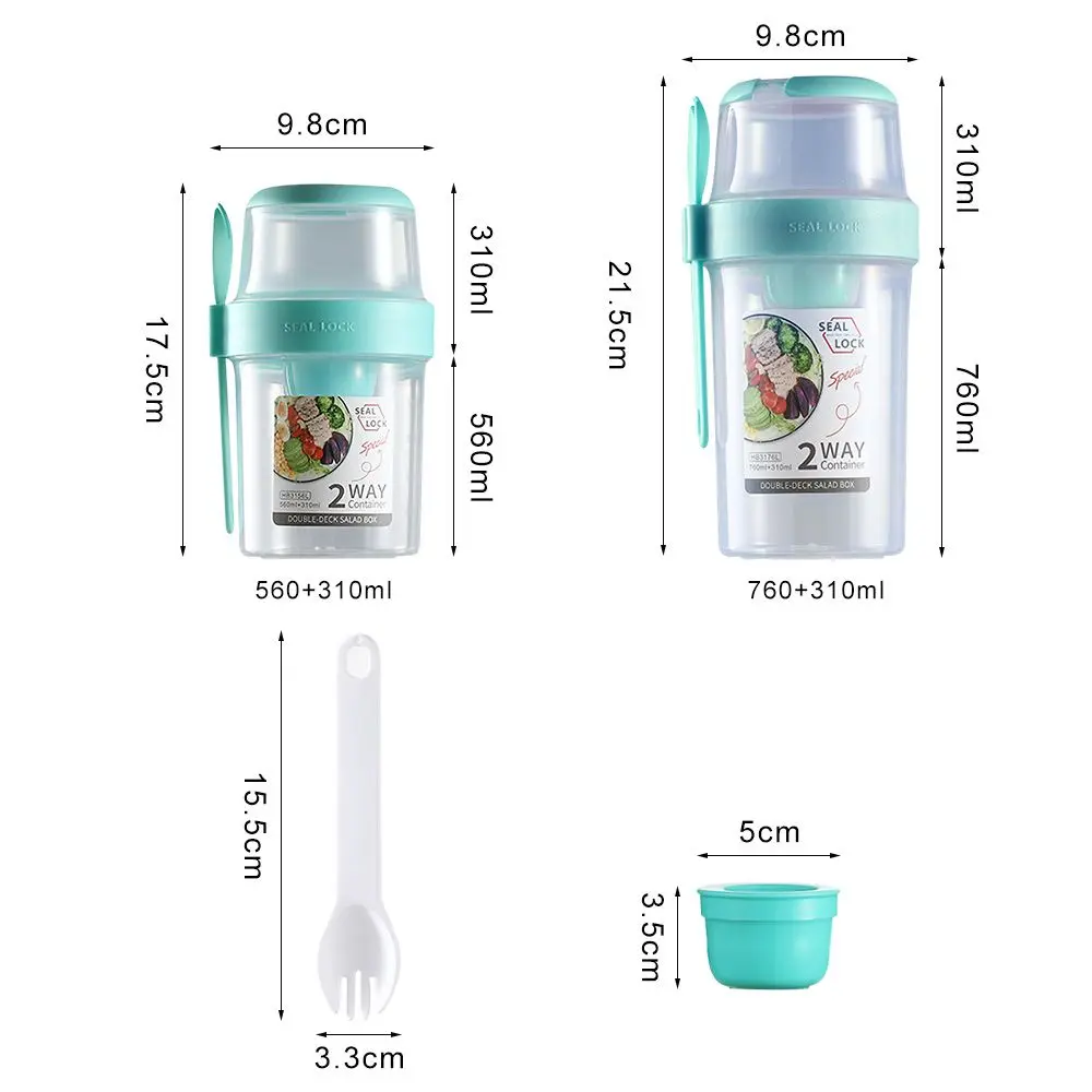 Double-layer Fresh-keeping Box Yogurt Nut Fresh-keeping Container Portable Storage Jars Multi-purpose Food Sealed Container Tool kitchen storage box,rice storage box,food storage pots,food storage container,food storage can,seasoning storage container,pickle storage container,food storage box,egg storage container,storage box