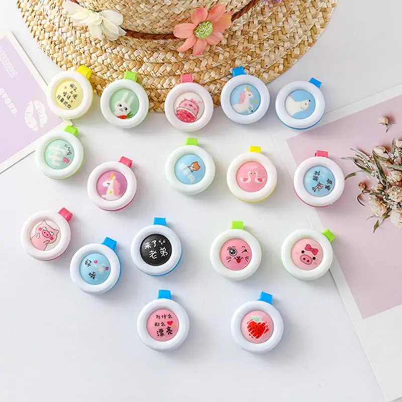 Buckle Cartoon Baby Mosquito Button for Pregnant Waterproof QX2D