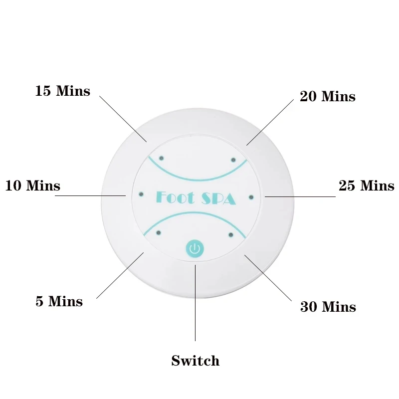 Electric Detox Ionic Foot Spa Bath Machine Mini Foot Bath Ion Health Therapy Cleanse Footspa Vibration Foot Spa Care Array Aqua