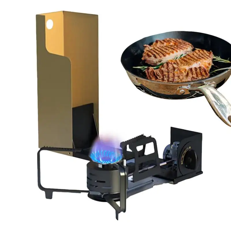 

Camping Gas Stove with Foldable Burner 2600W and Propane Air Camping Stove Outdoor Tourist Burner Cooker Picnic Cookware