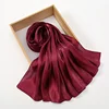 Nouveau Premium Shimmer soie Hijab écharpe femmes luxe Medine soie voile musulman femmes Hijab brillant châle islamique Turban Haedscarf enveloppes
