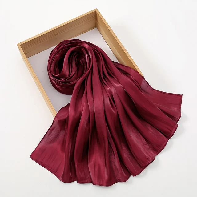 Nouveau Premium Shimmer soie Hijab écharpe femmes luxe Medine soie voile musulman femmes Hijab brillant châle islamique Turban Haedscarf enveloppes