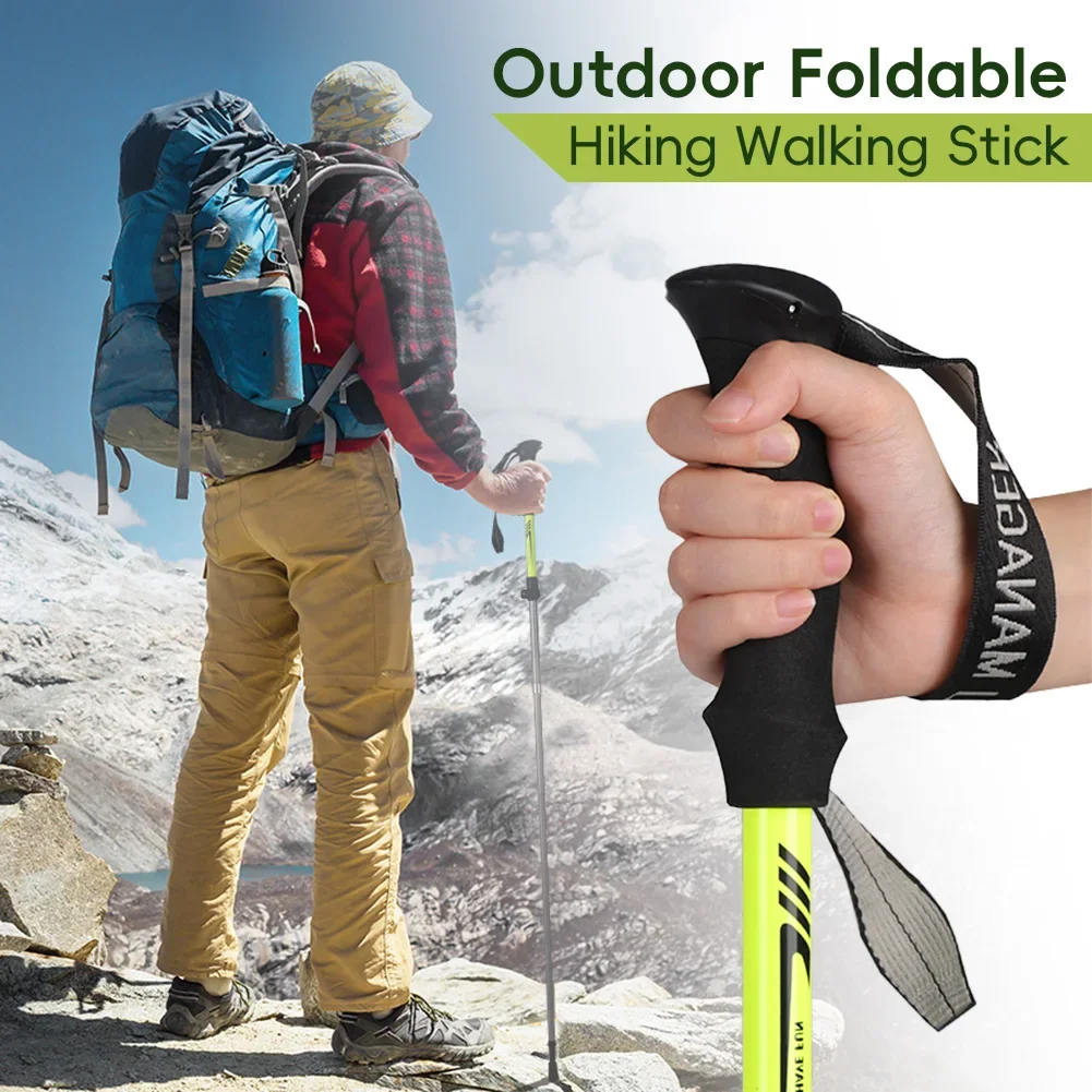 Ultralight Carbon Fiber Telescopic Trekking Pole