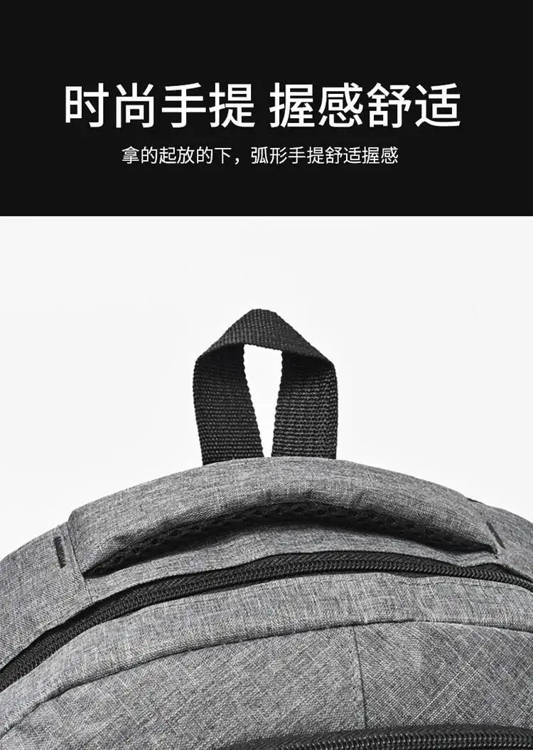 Mehrschichtiger Schultertaschen mit großer Kapazität und guter Qualität, Business-Rucksack für Schüler der Mittel- und Oberstufe, Studenten – Detail 12