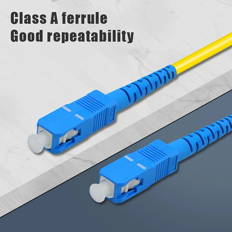 High-Performance Singlemode SC to SC Fiber Optic Patch Cable – Bend Insensitive Simplex 9/125μm, 2.0mm