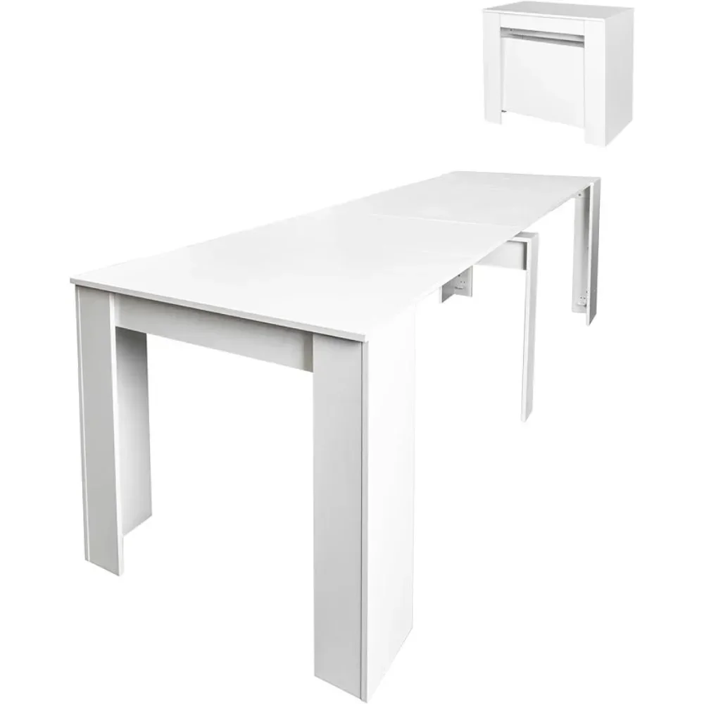 Dining Tables,Multifunctional expandable console table to save space indoors,kitchen dining table Dining Room Furniture 3