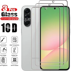 3 - Pack Tempered Glass Screen Protector Film - Tempered glass (Galaxy Quantum 6)