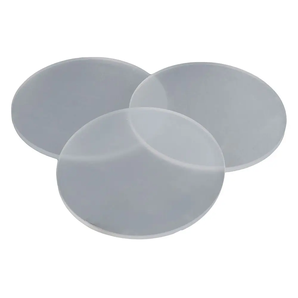 

3 Pcs 6 Inch Diameter Product Display Round for DIY Craft Plexiglass Sheet Acrylic Board Transparent Panel Acrylic Sheet