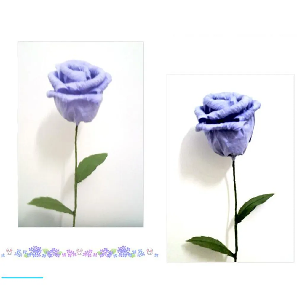 5 롤 꽃 테이프 녹색 자체 접착 다목적 DIY 공예 인공 꽃다발 줄기 만들기 ..