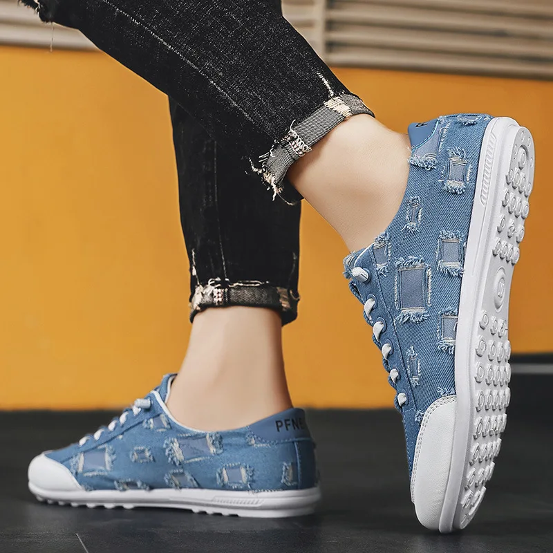 Mens Sneakers Casual Shoes Canvas Shoes Breathable Outdoor Hiking Fashion Tennis Sports Running Platform Shoes