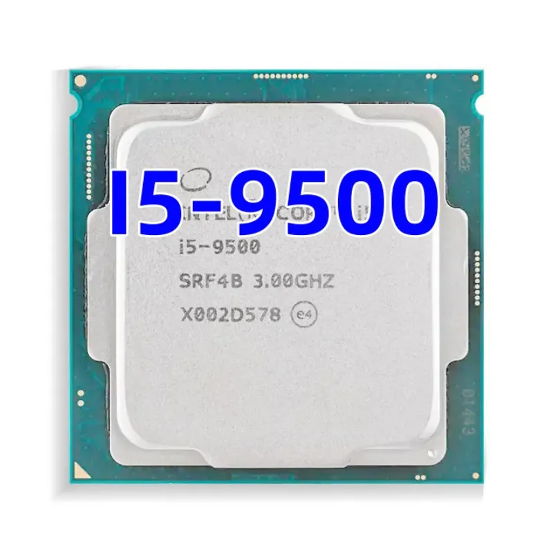 I5 9500 I5-9500 3.0Ghz Cpu A Sei Thread A Sei Core 65W 9M 14 Nanometri Processore Lga 1151