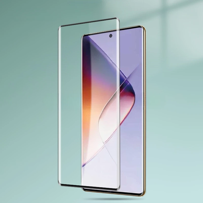 

Для Infinix Note 40 Pro Plus 4G 5G 3D изогнутая Защитная пленка для экрана для Infinix Note 40 Pro + защитный чехол из закаленного стекла