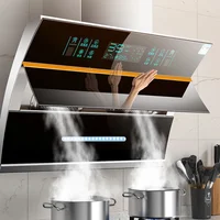 900mm Kitchen Range Hood Household Range Hood Side Suction Range Hood Wall Mounted Intelligent Cleaning Major Appliances 1