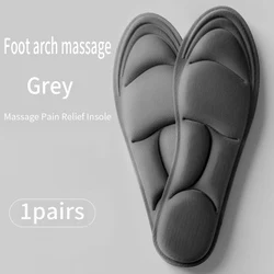 Enhanced Comfort Memory Foam Sport Insoles for Foot Care (GRAY)