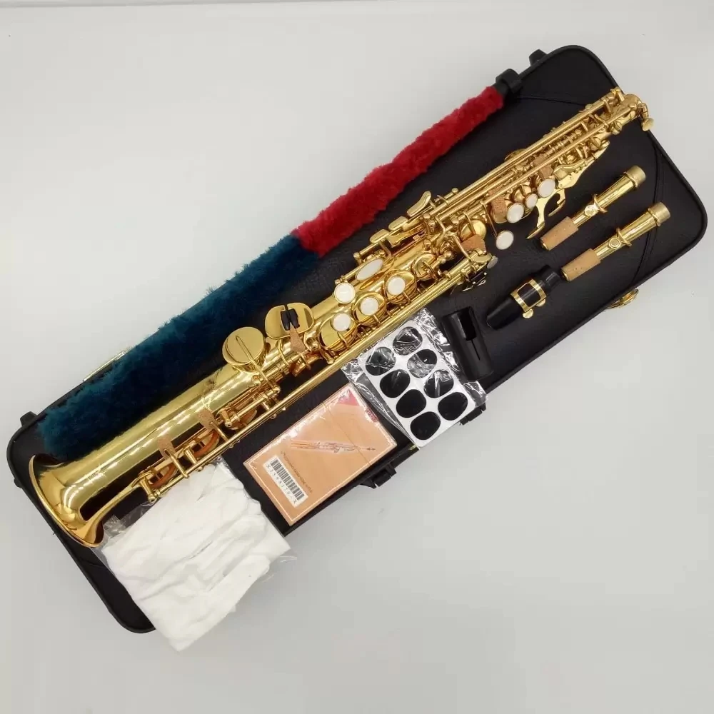Japan WO37 Original 1 1 key type Soprano Saxophone S 9937gold plated