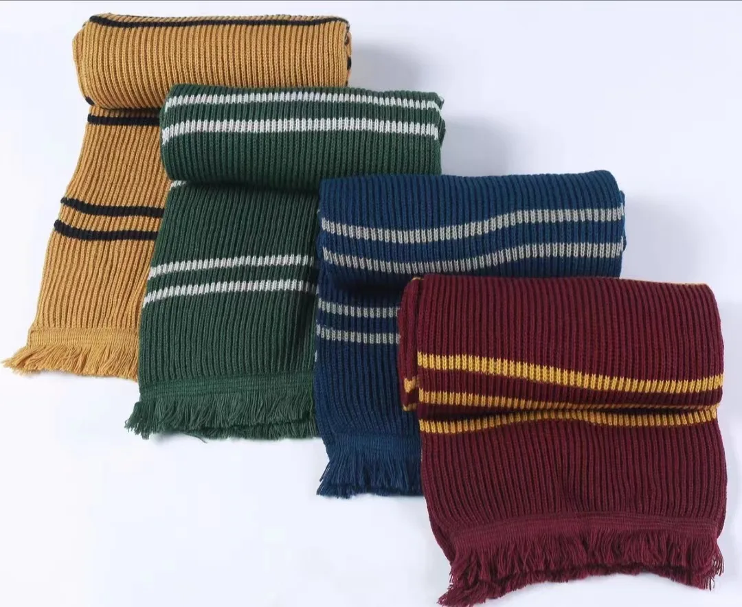 Magic College Scarf Magician Cosplay Costumes Accessories Fans Gift Men Women Warm Sorceress Scarves