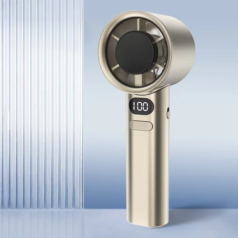 מאוורר נייד מיני עם טעינת USB חזקה במהירות 120, מתאים לנסיעות, פעילויות בחוץ וקיץ חם