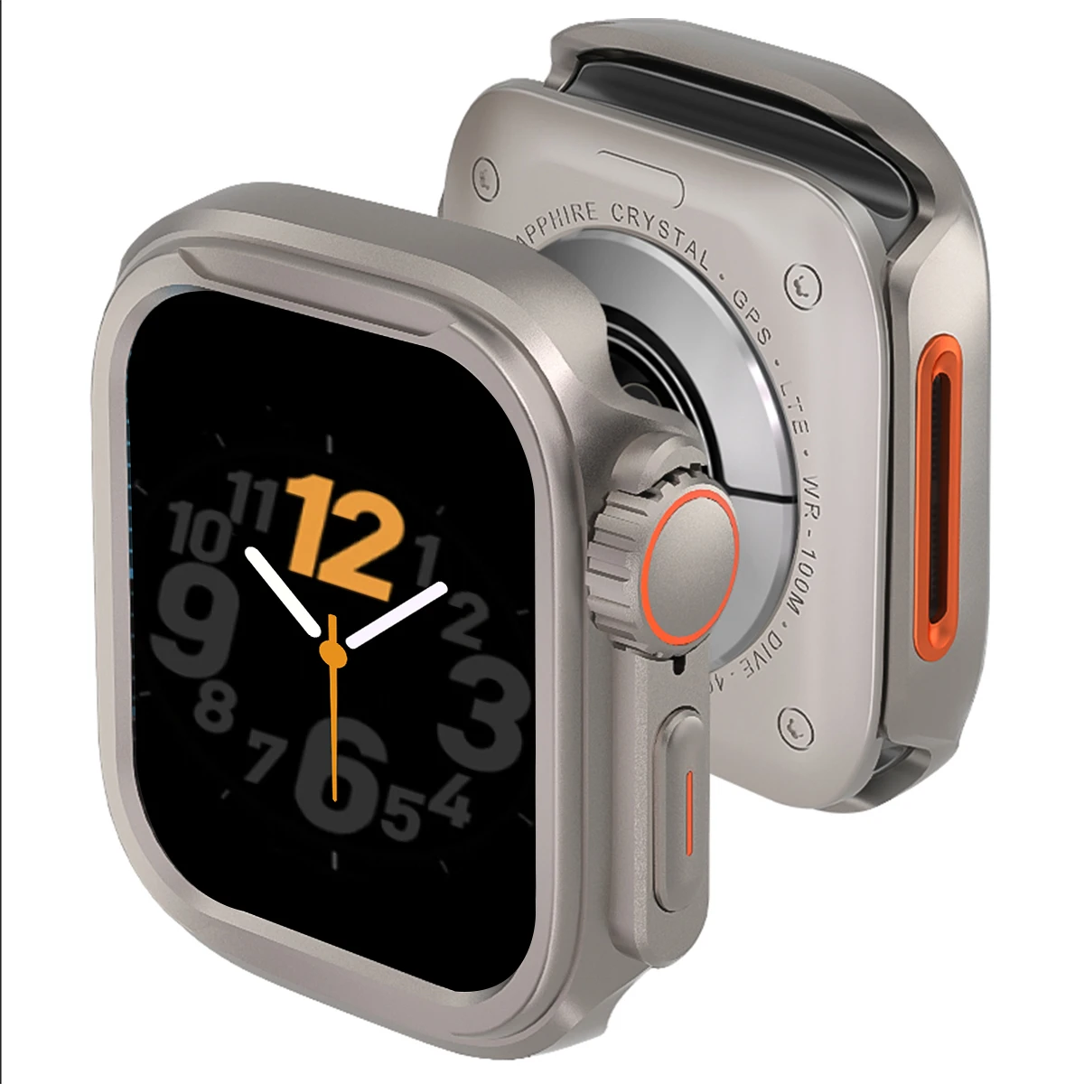 Premium Metal Protective Case for Apple Watch - Alloy Cover Bumper Frame