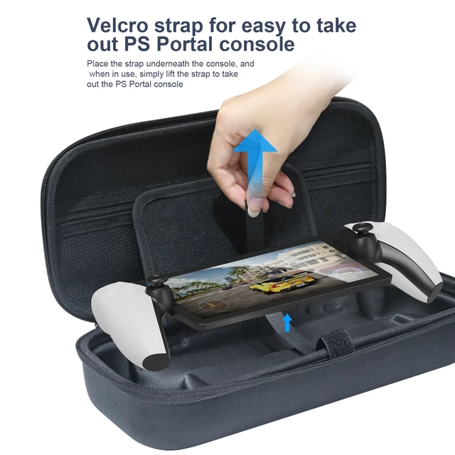 Carrying Case Bag for Sony PS5 PlayStation Portal Remote Player Shockproof  Protective Travel Case Storage Bag Accessories