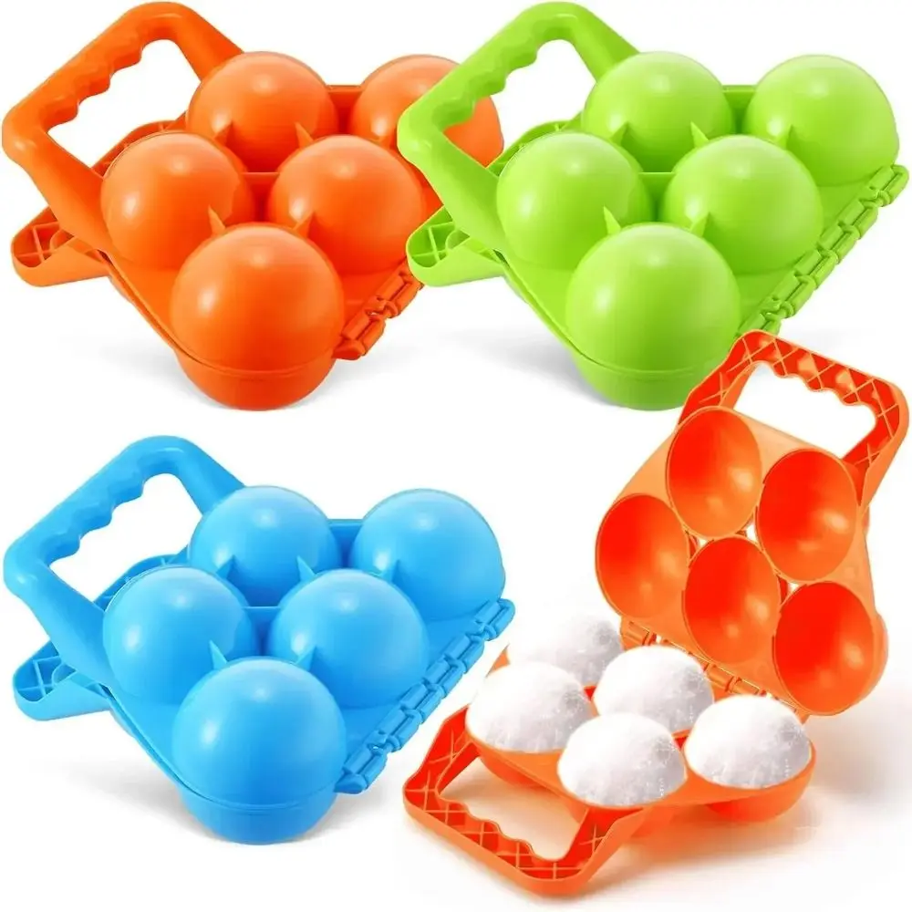 

Anti-slip Handle Snowball Maker Clip Plastics Wear-resistant Winter Fight Clip Toy Safe Portable Snow Ball Mold Tool