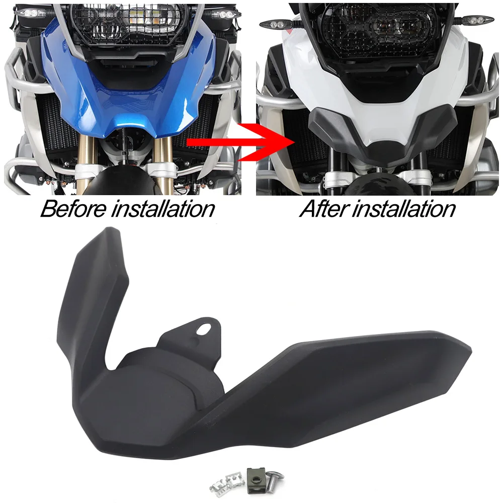 

For BMW R1200GS R1250GS LC Waterbird 18-19 extended beak front mud baffle extension plate