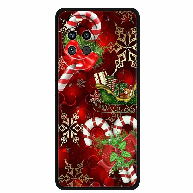 Festive Cartoon Christmas Soft TPU Phone Case - Fun & Durable Bumper Cover