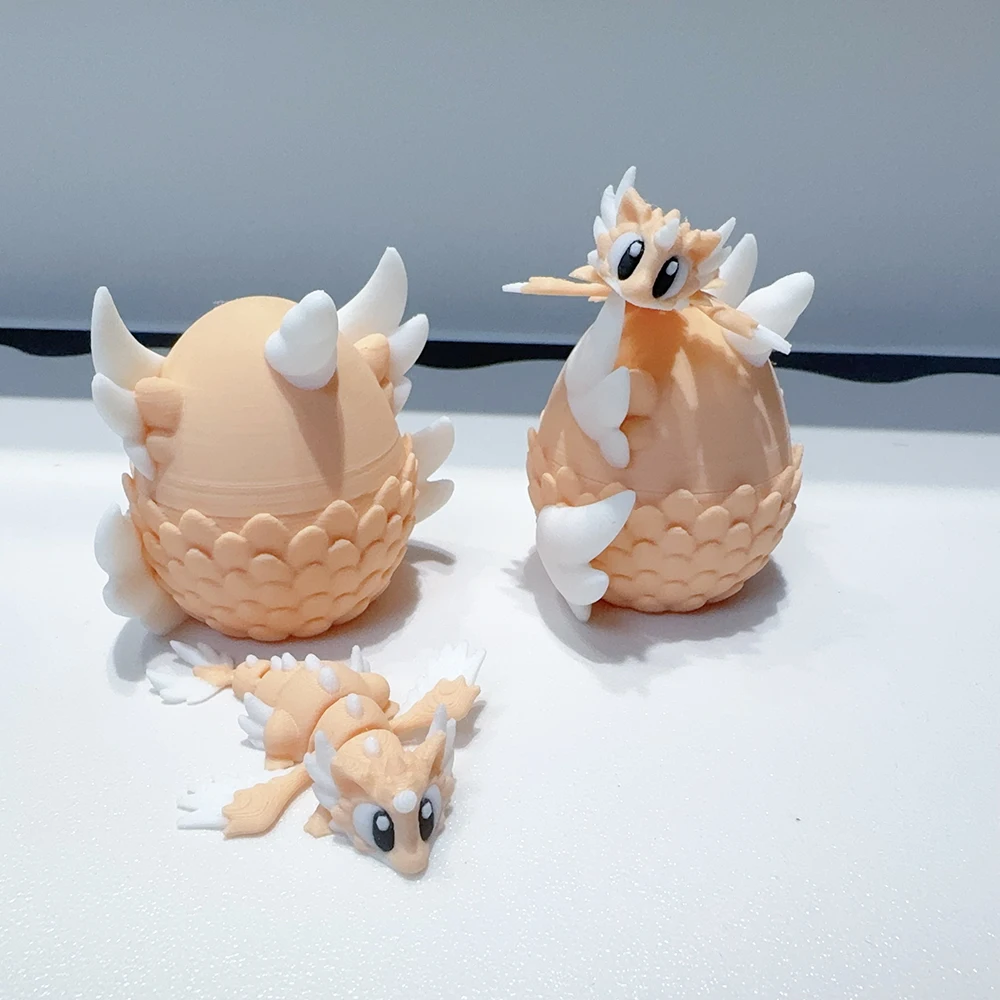 Serie Draghetto Uovo DinoBeige Snodabile 3D 9 Serie Draghetto Uovo DinoBeige Snodabile 3D - immagine 5