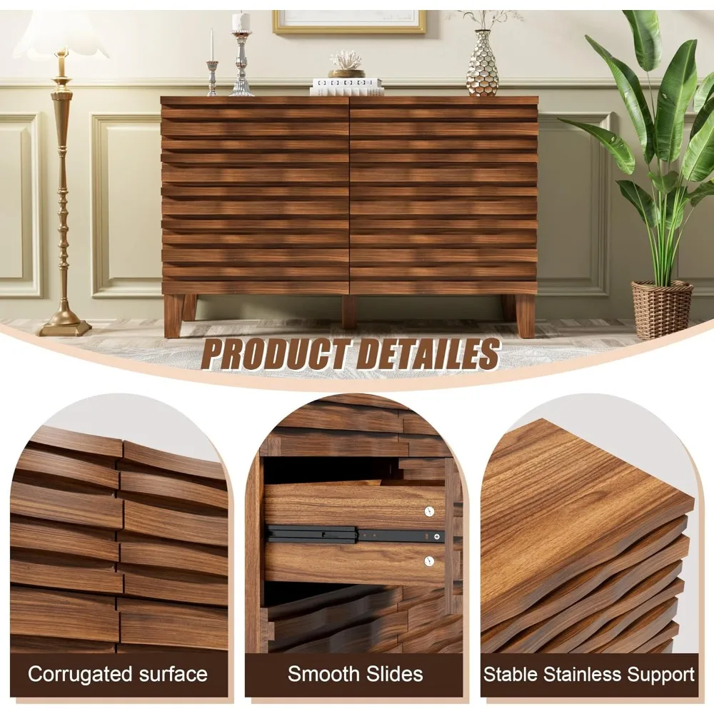 Mid-Century 6-Drawer Dresser 4