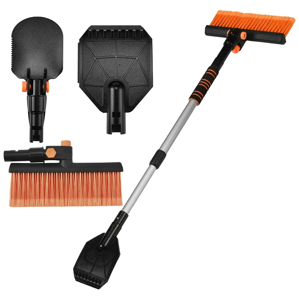 42.3" Multifunctional Car Windshield Snow Brush Ice Scraper Snow Remover Detachable Shovel Clean Tools for Car Windshield