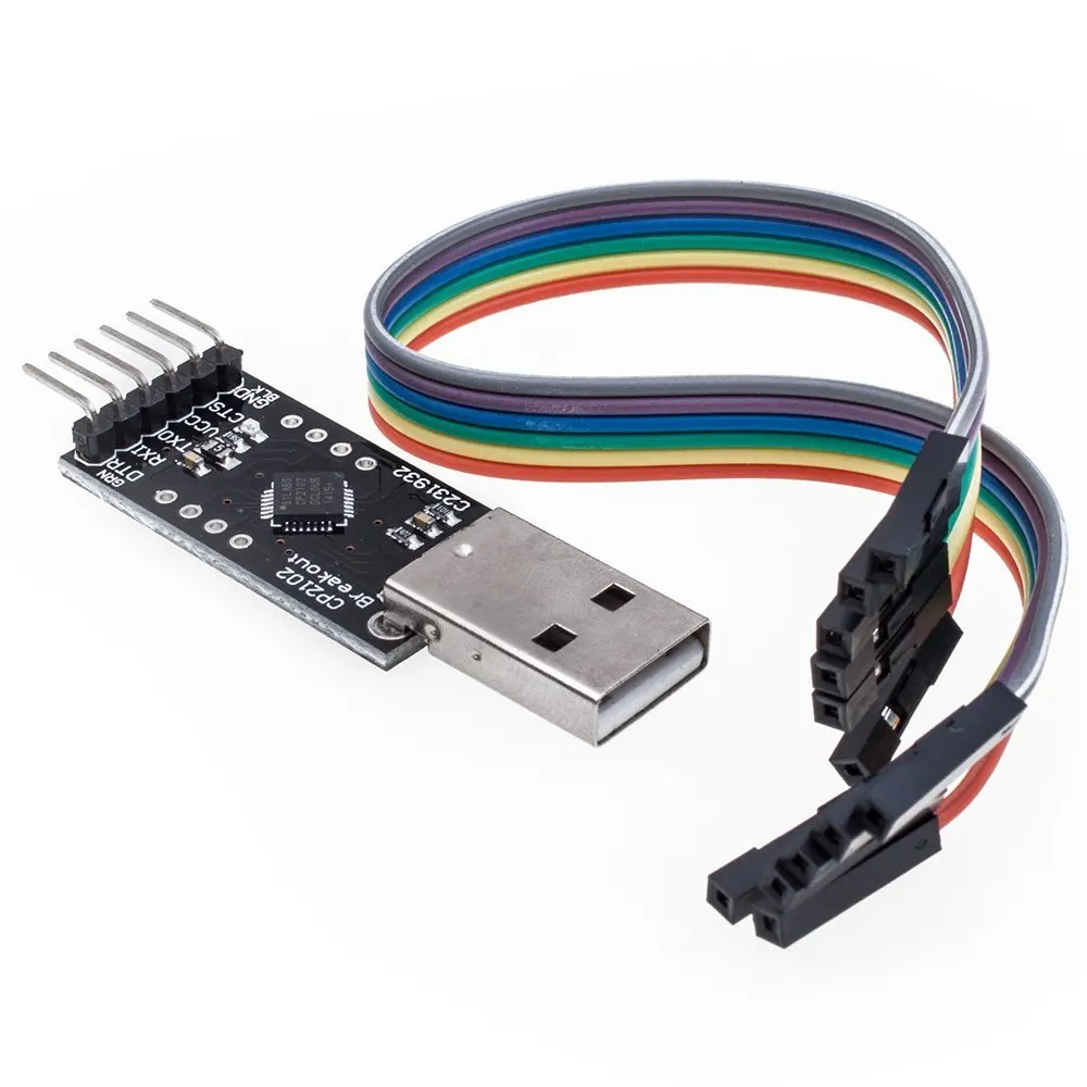 

CP2102 Module 6 Pin USB 2.0 To TTL UART Module Stable STC Downloader Board For Windows 8.1 7 Vista Xp 98 OS-X OS-9 Linux Chip