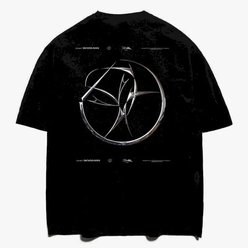 

Футболка Мужская/женская из натурального хлопка с принтом элемента