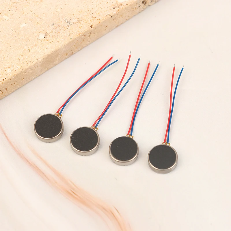10Pcs/Lot Mini Vibration Motor DC 3V 12000rpm Flat Coin Button-Type Micro DC Vibrating Motor For Mobile Cell Phone Pager Tablet