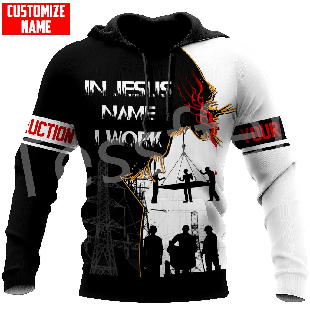 

NewFashion Construction Worker Architect Operator Retro Harajuku 3DPrint Men/Women Unisex Pullover Casual Funny Jacket Hoodies 3