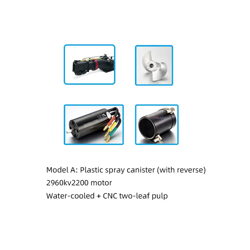 TFL RC BOAT B54254 Water jet propeller jet driven boat remote control model retrofitted with