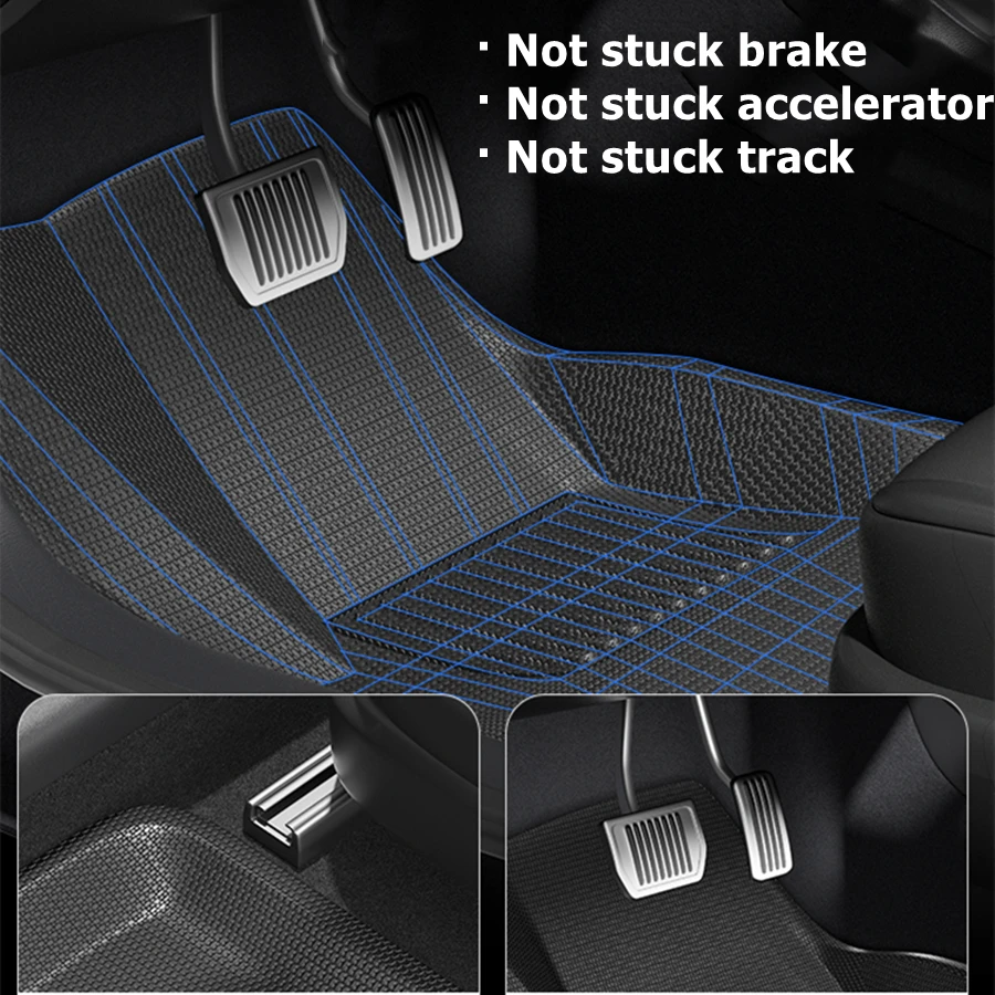 For Tesla Model 3-Model Y-RHD LHD Floor Mats XPE Anti-Slip All-Weather Trunk Mats for Tesla Car Floor Liners car floor mats floor mats